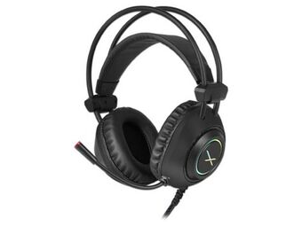 PCEL Audífonos con micrófono gamer xzeal xzhd205b, iluminación led rgb, usb, 3.5mm. color negro. oferta