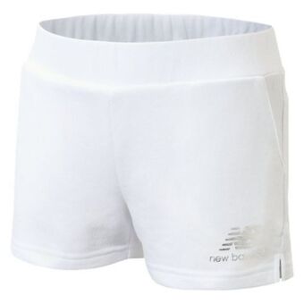 New Balance Nb essentials stacked logo french terry short kids oferta