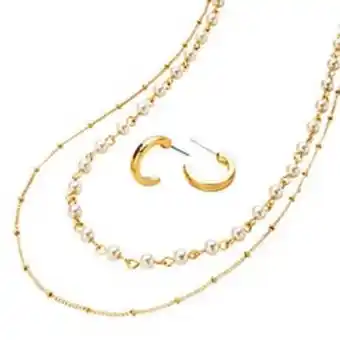 Ésika Estuche collar + aretes pearlvolution oferta