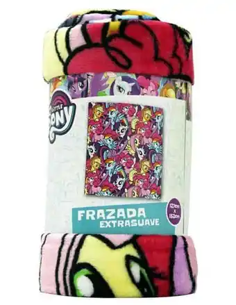 Frazada clásica hasbro my little pony para niña