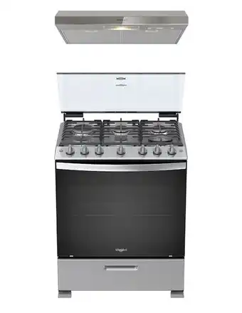 Liverpool Estufa a gas whirlpool 76 cm cwfr5000d-h oferta