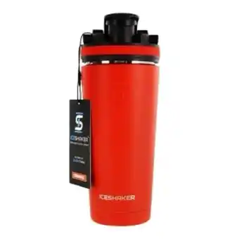 Termo shaker rojo 36 oz (1 lt)