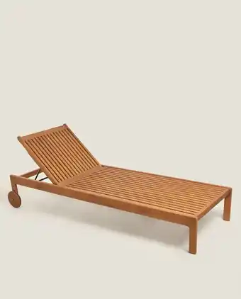 ZARA HOME Tumbona madera eucalipto oferta