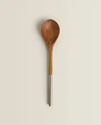 ZARA HOME Cuchara madera mango acero oferta