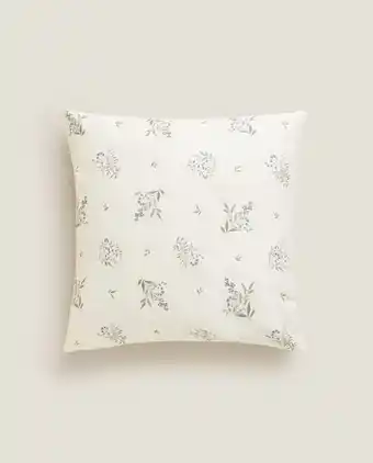 ZARA HOME Funda de cojín estampado floral oferta