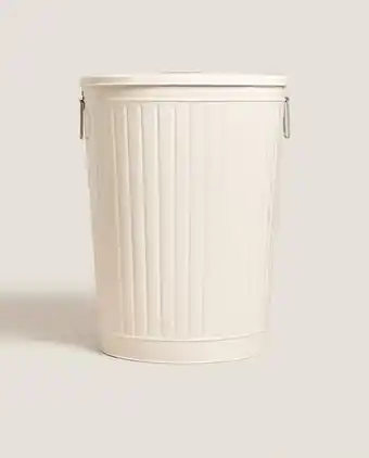 ZARA HOME Cubo de metal grande oferta