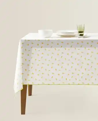 ZARA HOME Mantel estampado plátano oferta