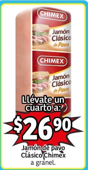 Chimex jamon de pavo Clasico a granel
