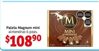 Soriana Híper Magnum Paleta mini almendras 6 pzas oferta