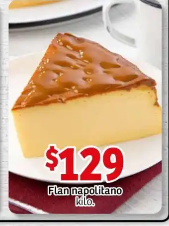 Soriana Híper Flan napolitano kilo oferta