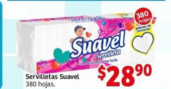 Soriana Híper Suavel Servilletas 380 hojas oferta