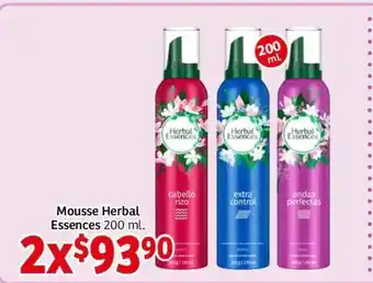 Soriana Híper Herbal Essences Mousse 200 ml oferta