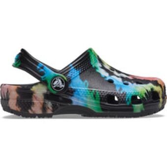 Crocs Kids’ classic tie-dye graphic clog oferta