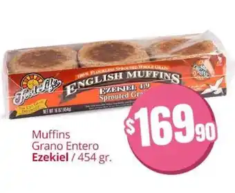 Ezekiel Muffins Grano Entero 454 gr