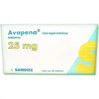 Avapena 25mg tab c/20