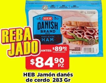 HEB Heb Jamón Danés de Cerdo 283g oferta