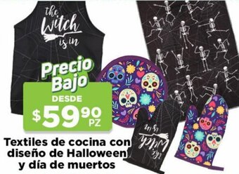 HEB Textiles de Cocina con Diseño de Halloween y Día de Muertos oferta