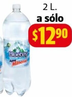 Farmacias Guadalajara Agua Mineral Bluebay 2L oferta