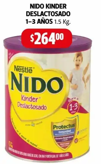 Farmacias Guadalajara Nido Kinder Delastosado 1-3 Años 1,5kg oferta