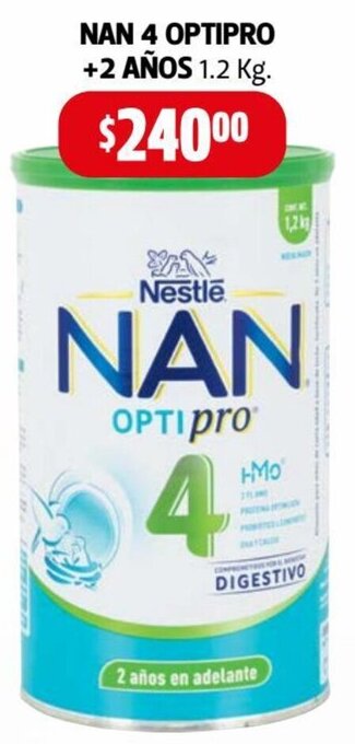 Nan 4 Optipro +2 Años 1,2kg