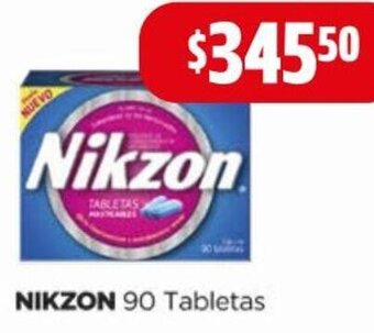 Farmacias Guadalajara Nikzon 90 Tabletas oferta