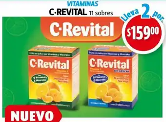 Vitaminas C-Revital 11 Sobres