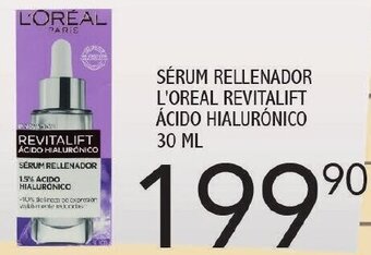 Sérum Rellenador L'Oreal Revitalift Ácido Hialurónico 30ml