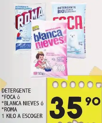Alsuper Detergente Faca ó Blanca Nieves ó Roma 1kg a Escoger oferta