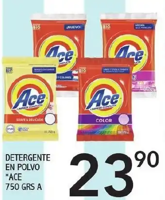 Detergente en Polvo Ace 750g