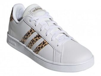 Calzzapato Adidas fz3510 ftwwht/ftwwht/chamet grand court k 17-24.5 oferta