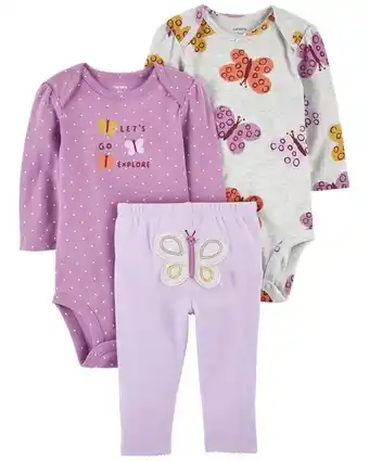 Carter's Conjunto conjunto de pañalero y pants carter's oferta