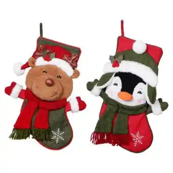 Set de botas navideñas member's mark reno y pingüino