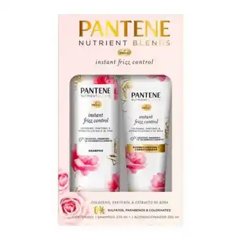 Sam's Club Shampoo pantene nutrient blends frizz control 270 ml + acondicionador 235 ml oferta