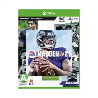 Sanborns Xbox one madden nfl 21 oferta
