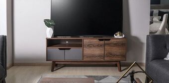 Muebles Dico Mesa de tv oleg nogal oferta
