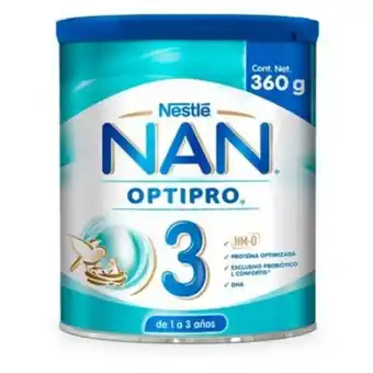 Nan 3 optipro formula infantil 360 gr