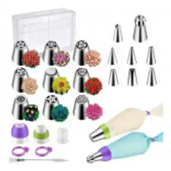 34pcs boquillas para duyas decoraciones de pasteles