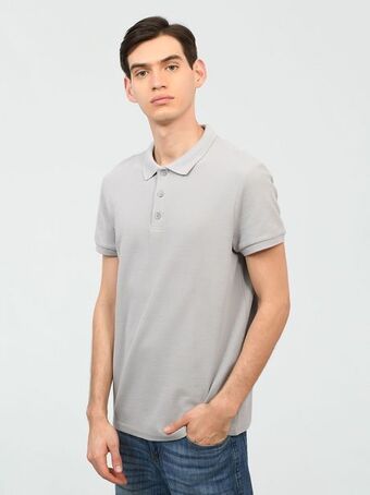 Playera polo tela con textura