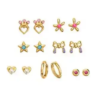 Ésika Estuche de aretes x7 fancy crowns oferta