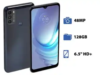 PCEL Smartphone motorola moto g50: procesador qualcomm snapdragon 480 (hasta 2.00 ghz), memoria ram de 4gb, almacenamiento de 12 oferta