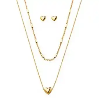 Ésika Estuche collar + aretes haaland oro oferta