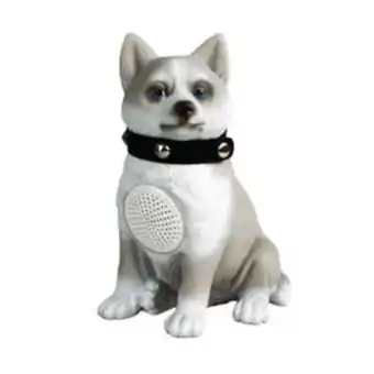 El Bodegón Bocina bluetooth en forma de husky gadgets&fun diseño realista color gris oferta