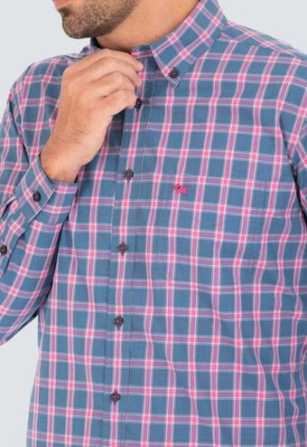 Ferrioni Camisa camus manga larga oferta
