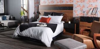 Muebles Dico Recámara king size / matrimonial leiden café con negro oferta