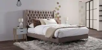 Muebles Dico Cama matrimonial mozart beige oferta
