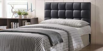 Muebles Dico Cabecera individual cardi negro oferta