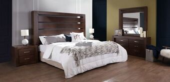 Muebles Dico Recámara king size / matrimonial dumond nogal oferta