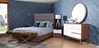 Muebles Dico Recámara matrimonial brunei gris oferta