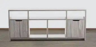 Mueble t.v. 1.60 cm máxima gris