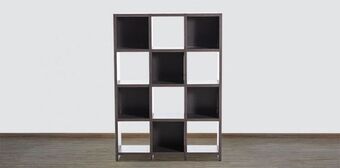 Muebles Dico Módulo 12 nichos maxima chocolate oferta
